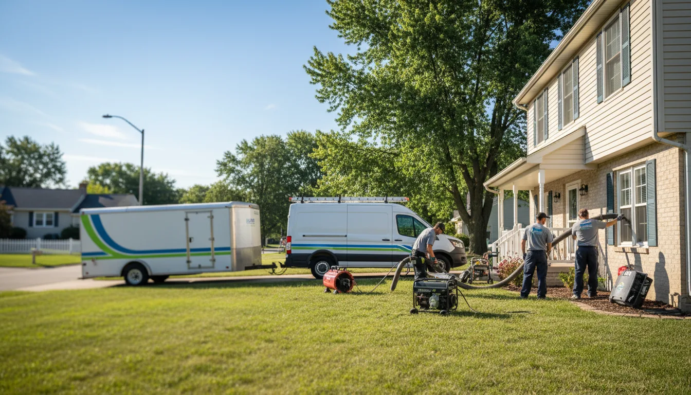 Flooded Basement Restoration And Cleanup With Repair in Chilo, OH near me